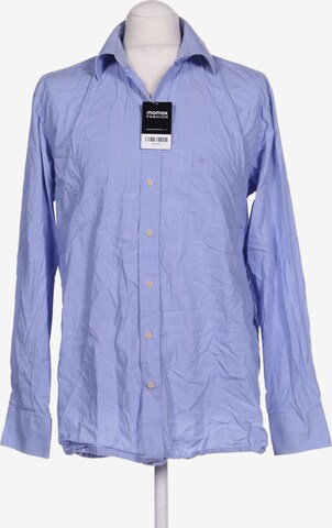 Via Cortesa Button Up Shirt in M in Blue: front