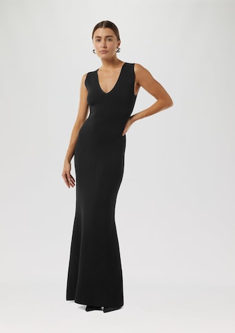 Robe de soirée COMMA en noir : devant