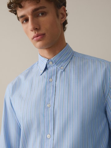 Next Comfort fit Button Up Shirt in Blue