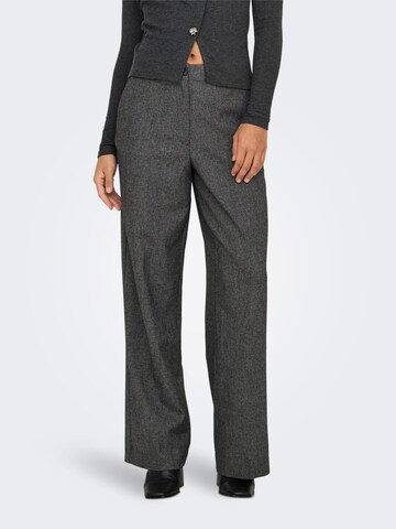 JDY Baggy Broek 'Bloom' in Grijs: voorkant