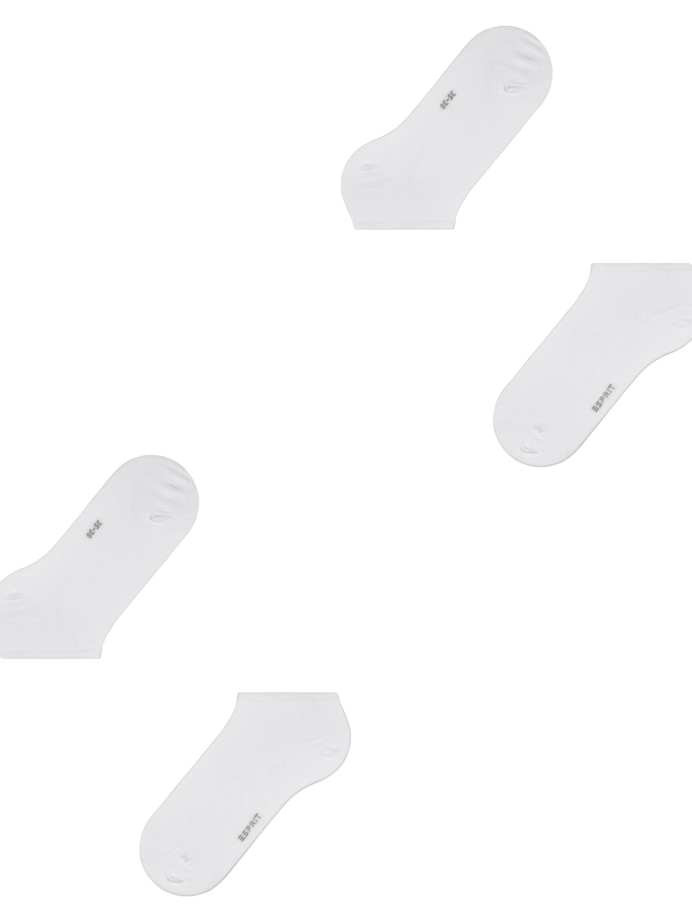 ESPRIT Socken 'Uni 2-Pack'‌‌‌‌ in Weiß