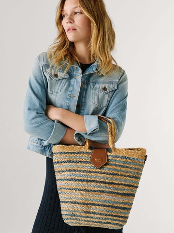 Pepe Jeans Shopper 'Nova' in Blauw