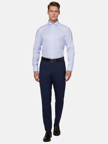 Coupe regular Chemise Boggi Milano en bleu