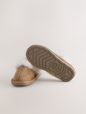 Next - Zapatillas de casa en marrón