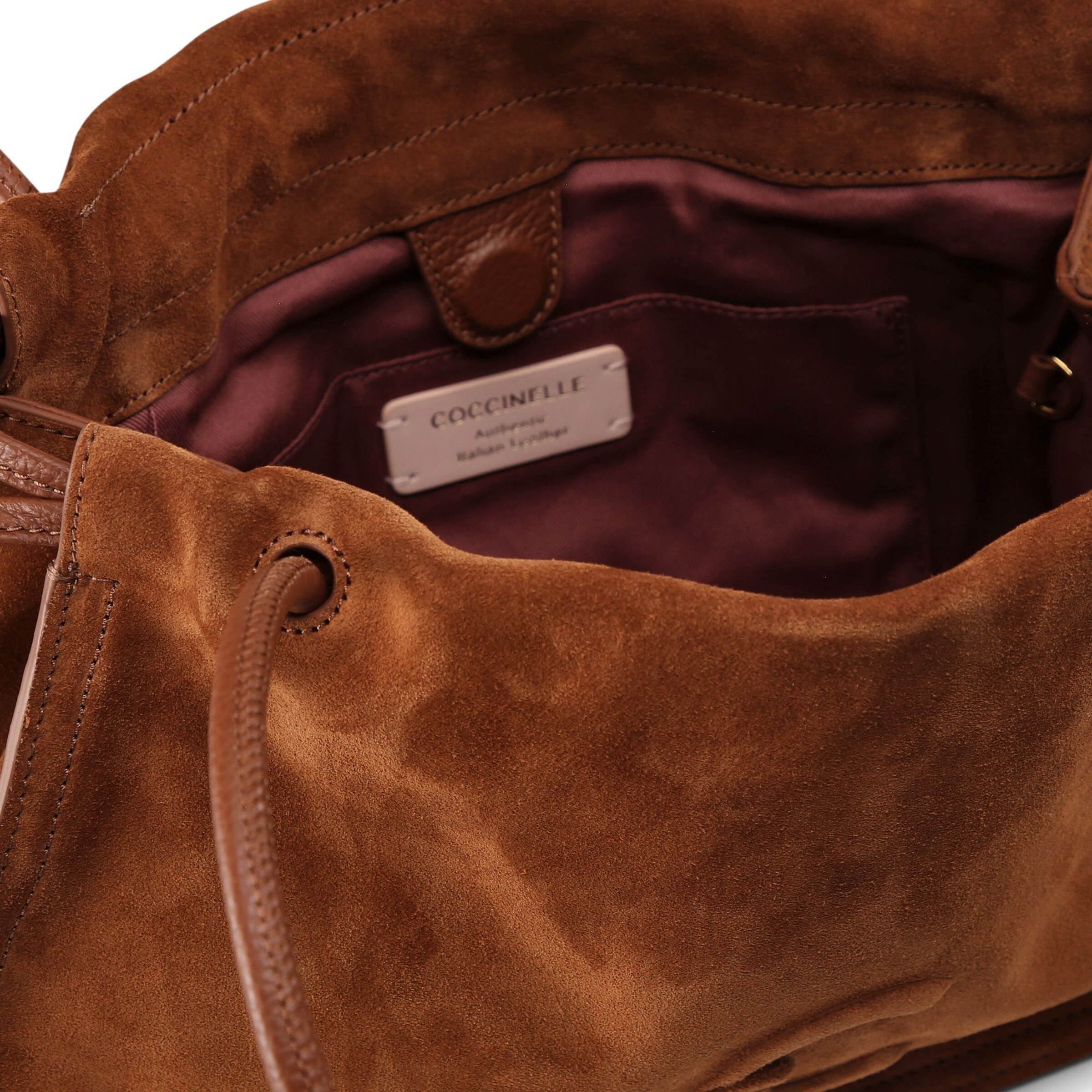 Coccinelle Schultertasche 'Dulse' in Braun