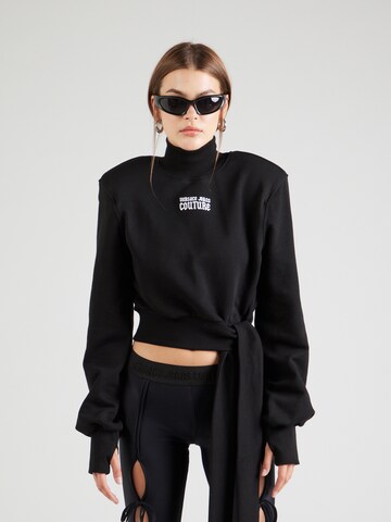 Versace Jeans Couture Sweatshirt in Schwarz: Vorderseite