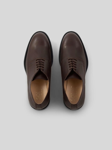 Solari Milano Lace-Up Shoes in Brown