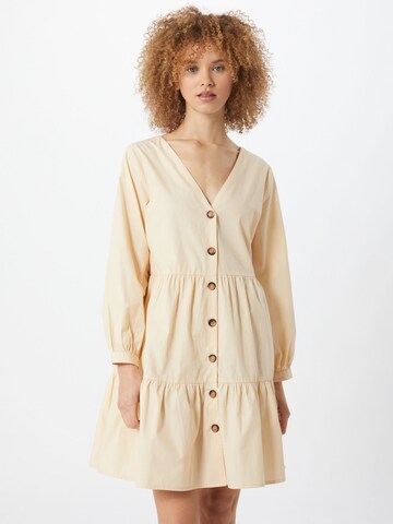 ABOUT YOU Dress 'Kacie' in Beige: front