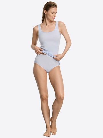 Hanro - Top ' Cotton Seamless ' em azul