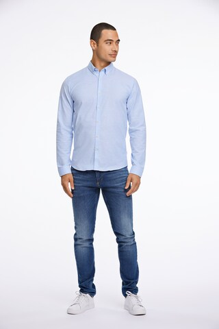Lindbergh Regular Fit Businesshemd in Blau