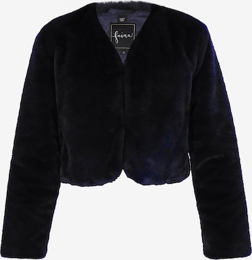 Bolero di faina in nero: frontale