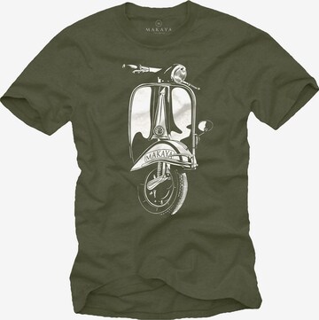 MAKAYA Shirt 'Makaya Roller' in Green: front