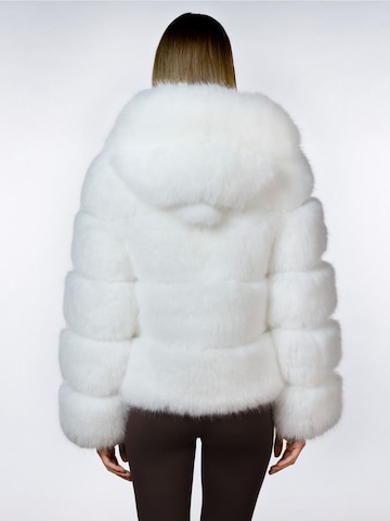 FauxAffairs Winterjacke 'WEISSE FAUX FUR JACKE GIA'‌‌‌‌‌‌‌‌ in Weiß