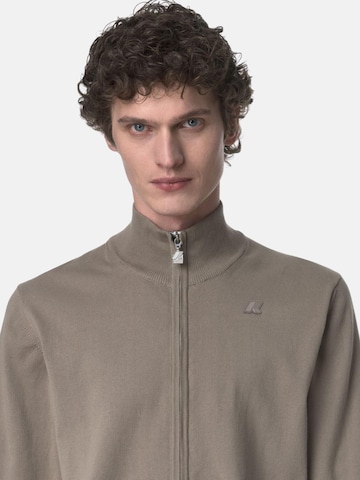 K-Way Bluza rozpinana 'FINNY COTTON PS PULLOVER' w kolorze beżowy