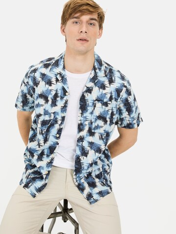 CAMEL ACTIVE Regular fit Button Up Shirt in Blue