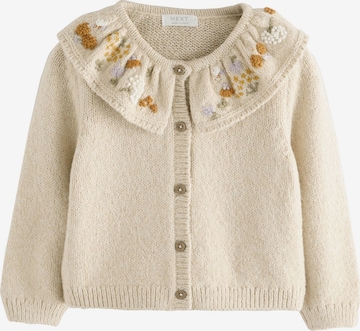Next Neuletakki värissä beige: etupuoli