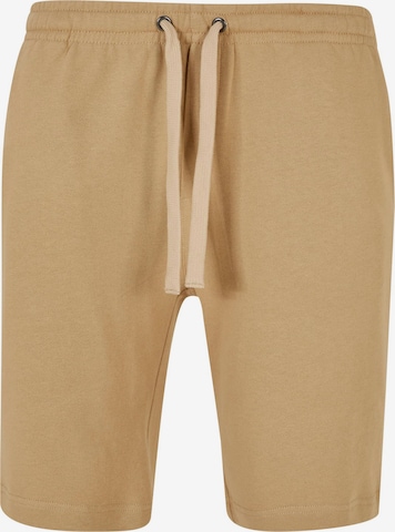 Urban Classics Regular Pants in Beige: front