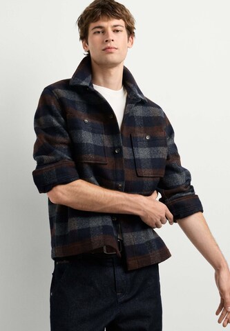 Pepe Jeans - Ajuste regular Camisa 'Ruhr' en azul: frente