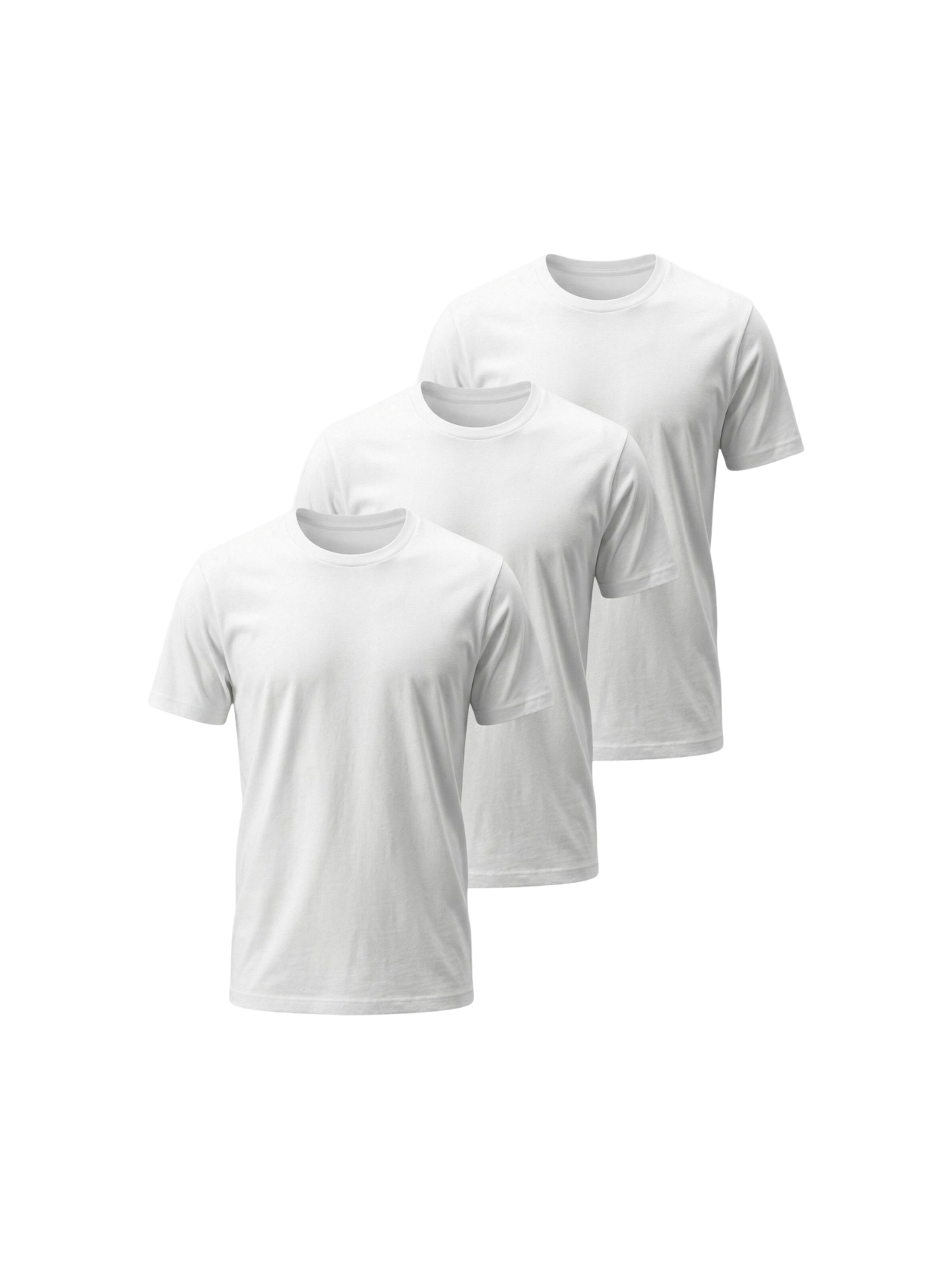 TEESHOPPEN Regularny krój Koszula ' Basic T ' w kolorze biały: przód