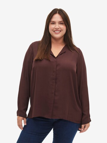 Zizzi - Blusa 'Seli' em vermelho: frente