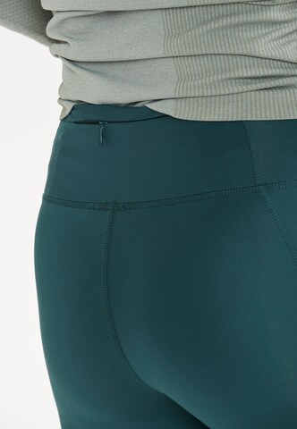 ENDURANCE Skinny Workout Pants 'THADEA POCKET  XQL' in Green