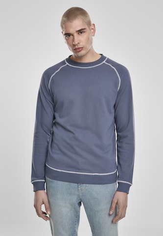 Urban Classics Regular fit Sweatshirt in Blue: front