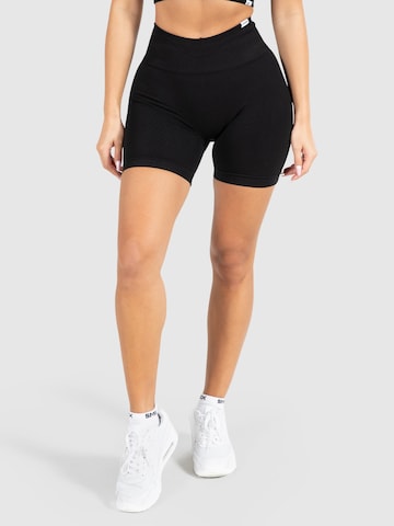 Skinny Pantalon de sport 'Amaze Pro' Smilodox en noir : devant