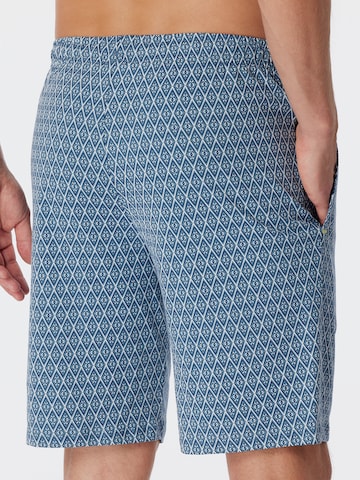 SCHIESSER Regular Broek ' Mix & Relax ' in Blauw