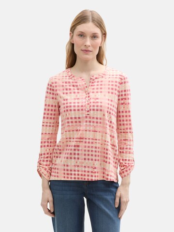 TOM TAILOR Shirt in Rood: voorkant