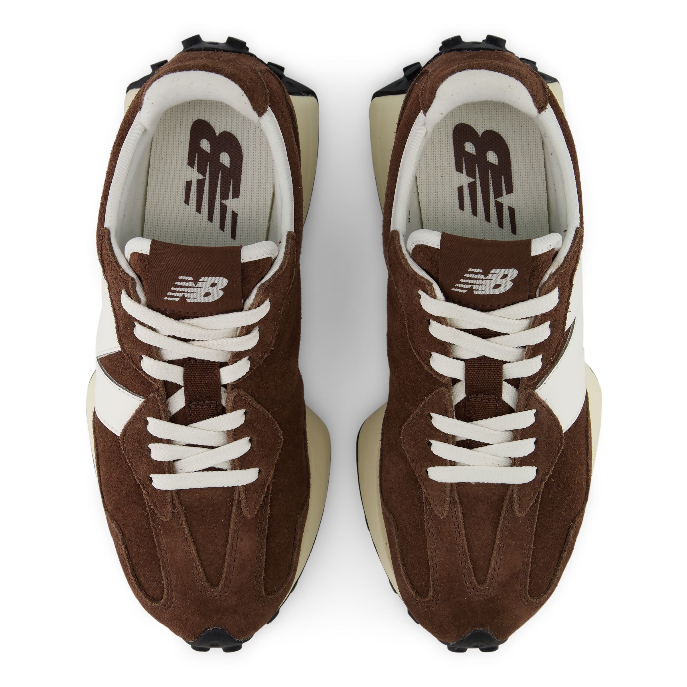 Sneaker bassa '327' di new balance in marrone