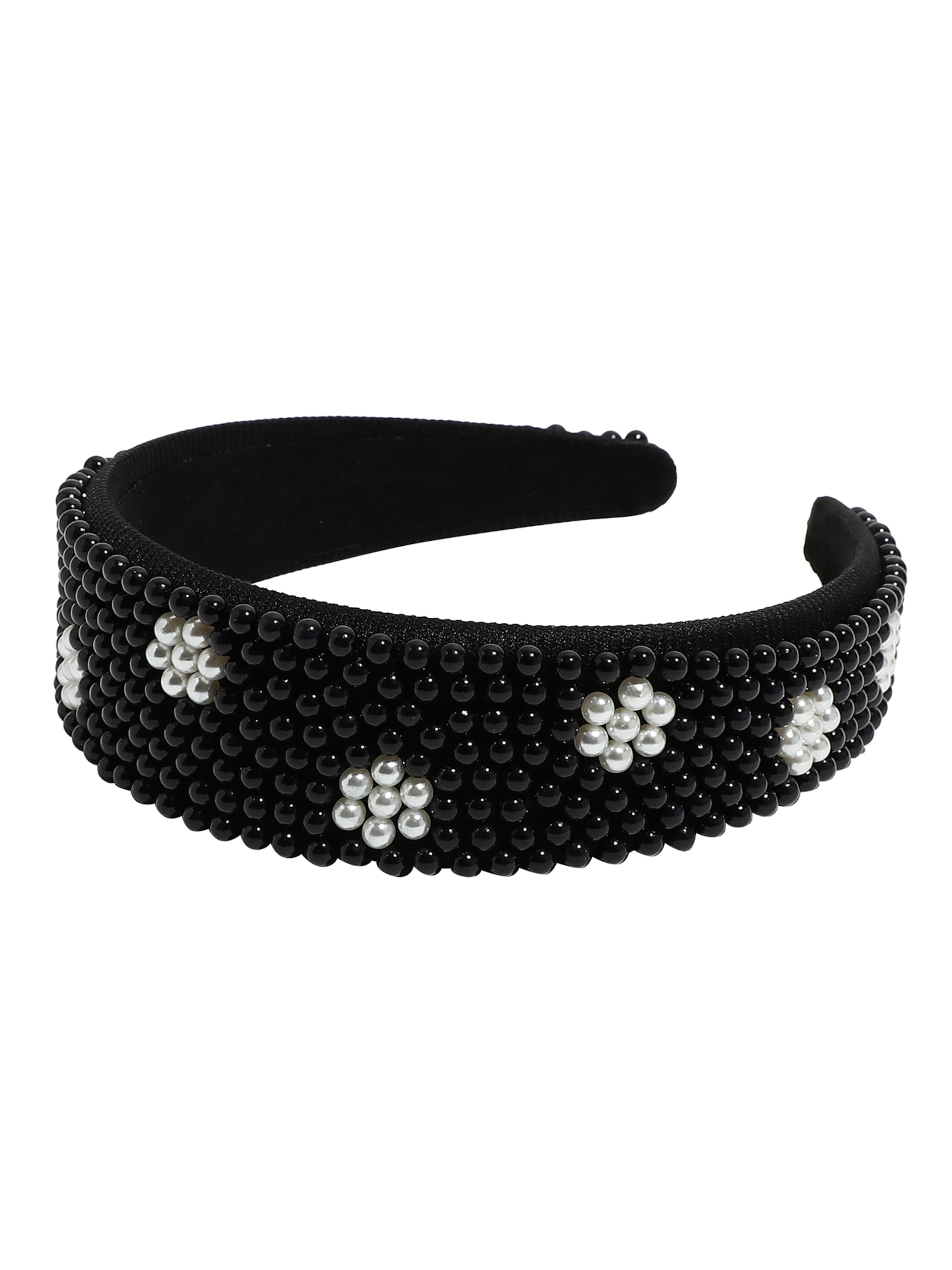 SOHI Hårsmycke ' Mamuna ' i svart: framsida