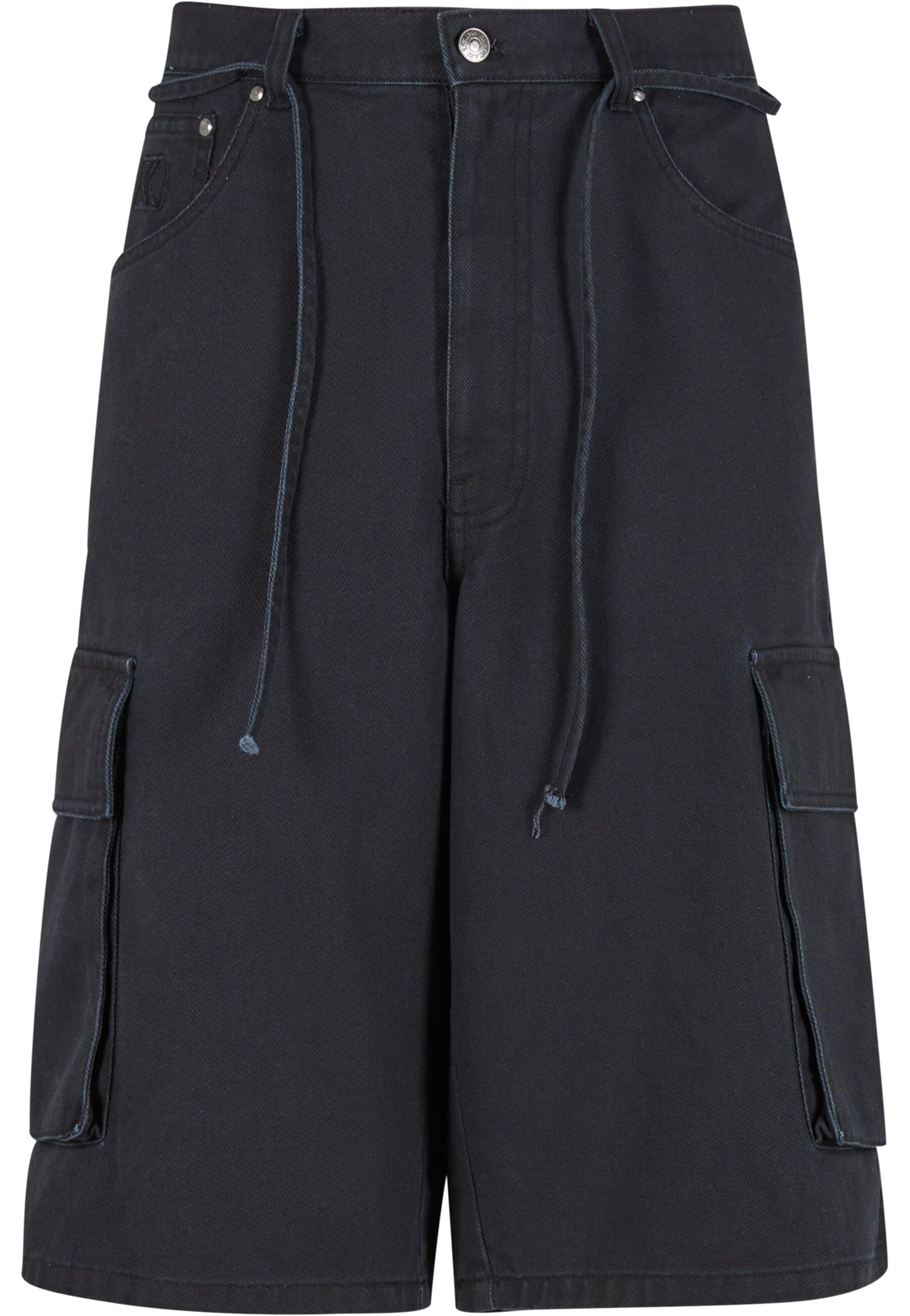 regular Pantaloni di Karl Kani in nero: frontale