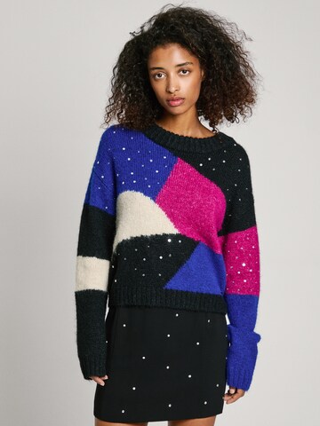 Pullover 'Nora' di Pepe Jeans in nero: frontale