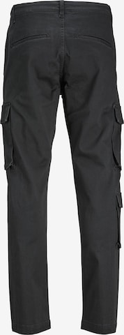 JACK & JONES Loose fit Cargo Pants 'KANE HOVER' in Black