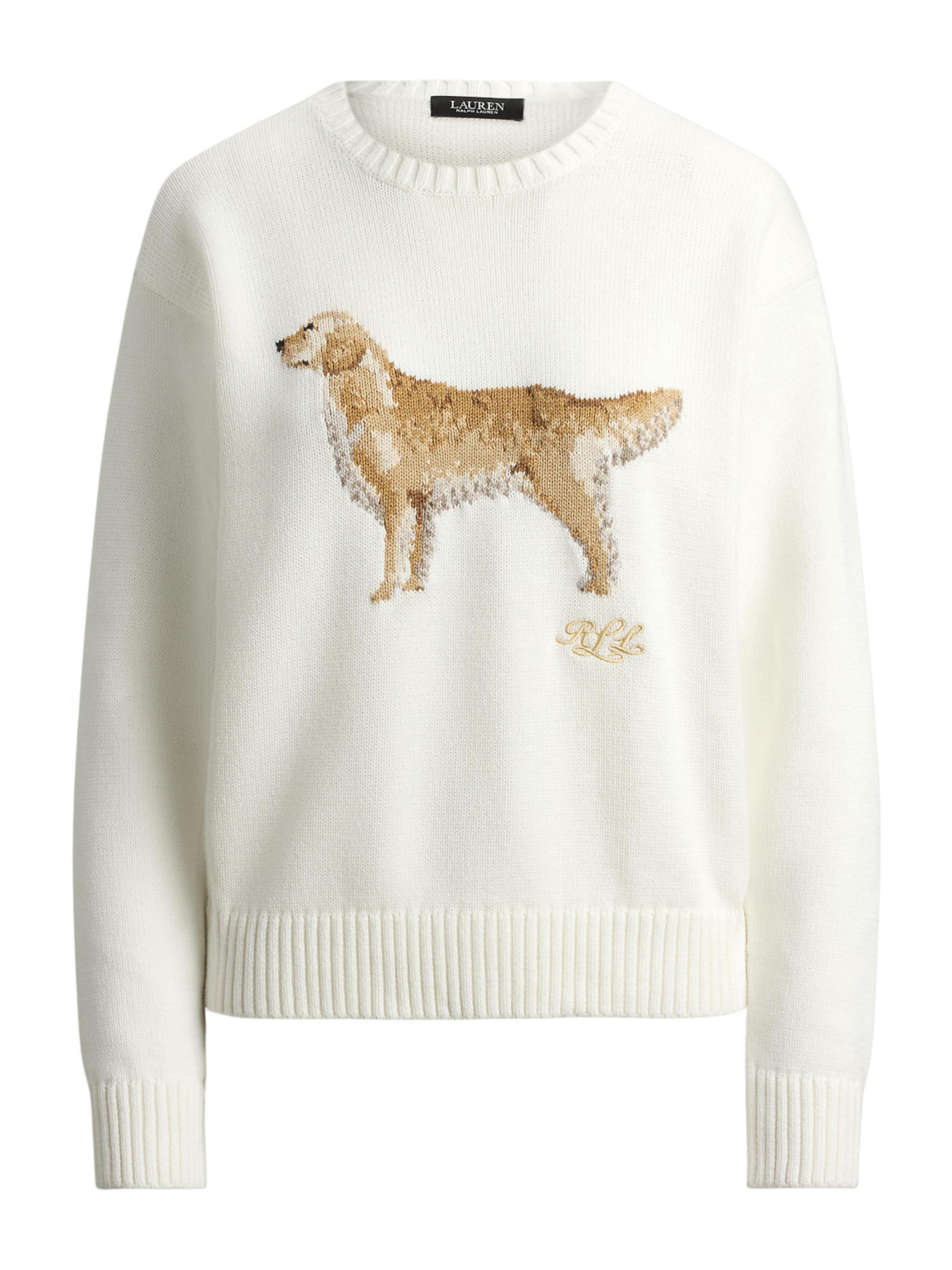 Lauren Ralph Lauren Pullover in Weiß: Vorderseite