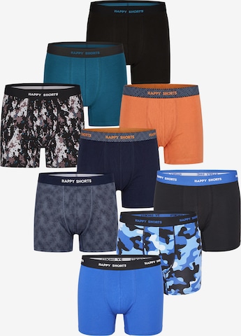 Happy Shorts - Boxers ' Jersey ' em azul: frente