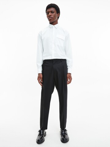 Calvin Klein Regular fit Overhemd in Wit