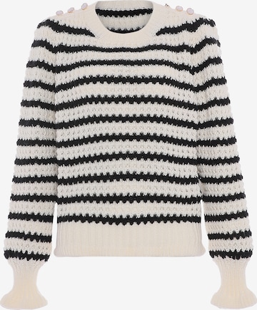 faina Sweater in White: front