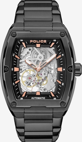 POLICE Analog watch 'Skeletor' in Black: front