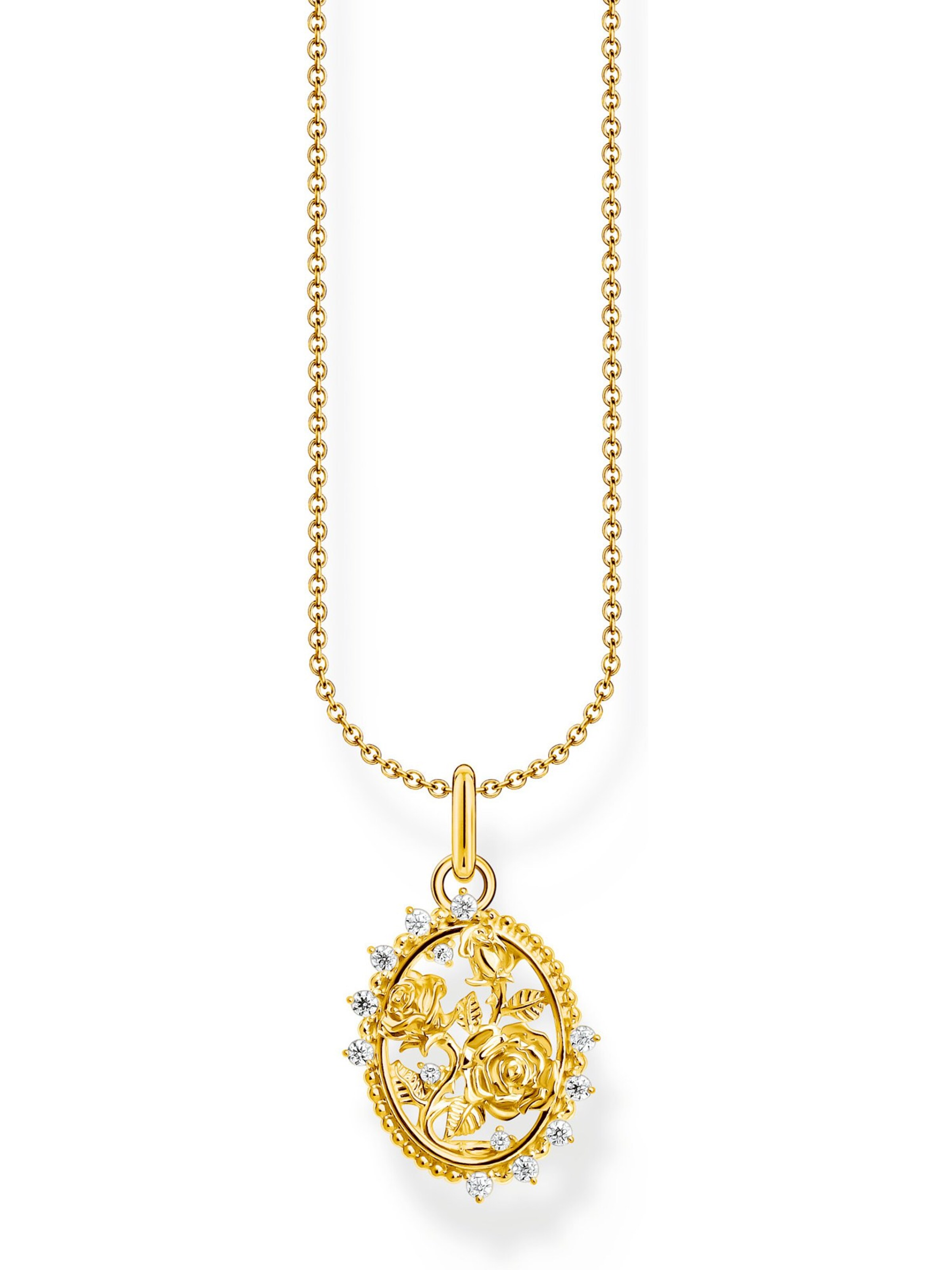Thomas Sabo Kette in Gold: Vorderseite