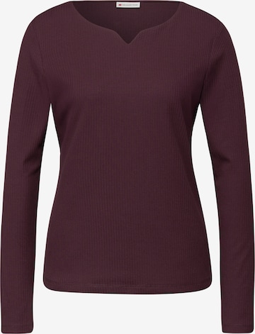 STREET ONE Shirt in Purple: front