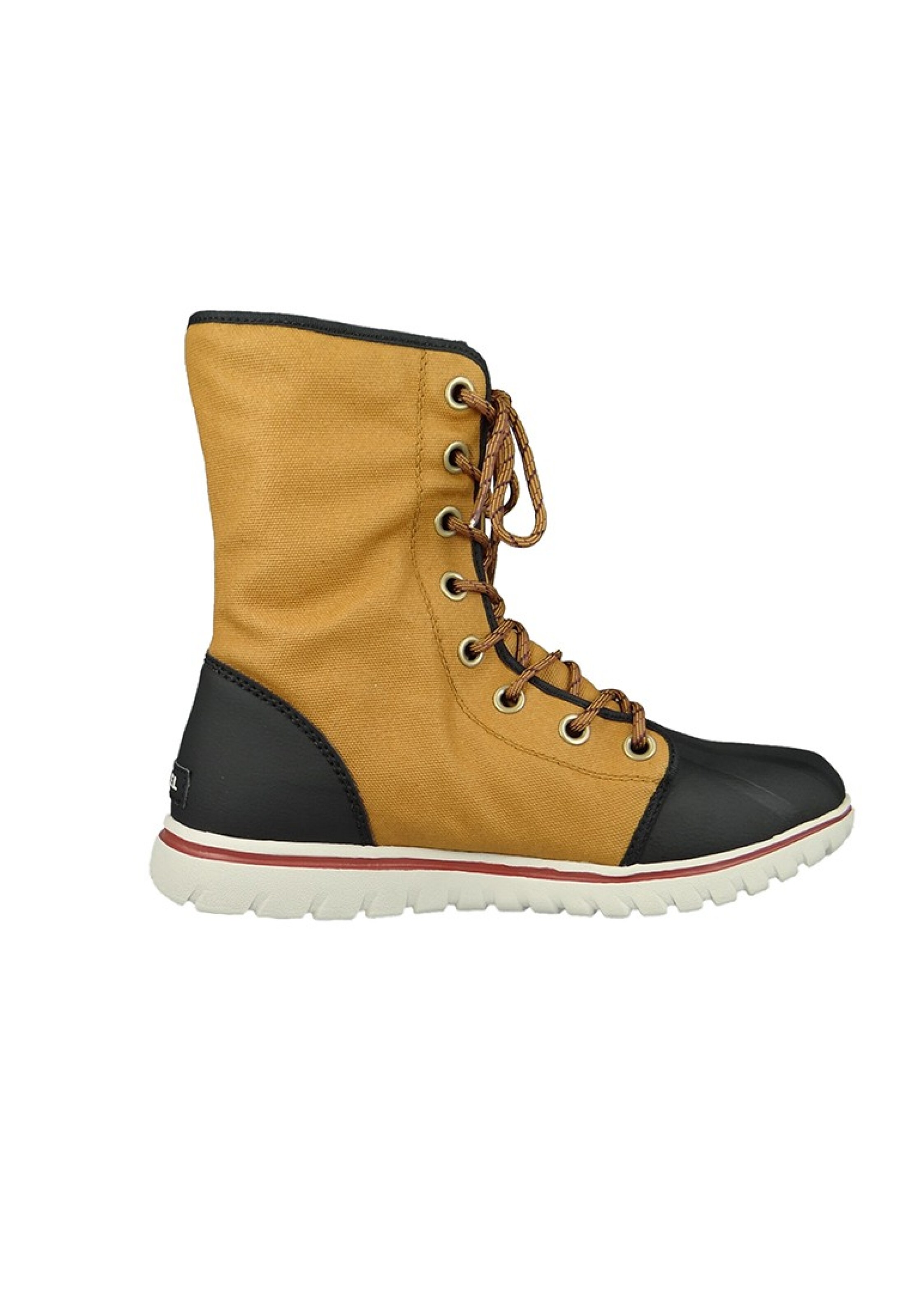 SOREL Lace-Up Ankle Boots in Yellow