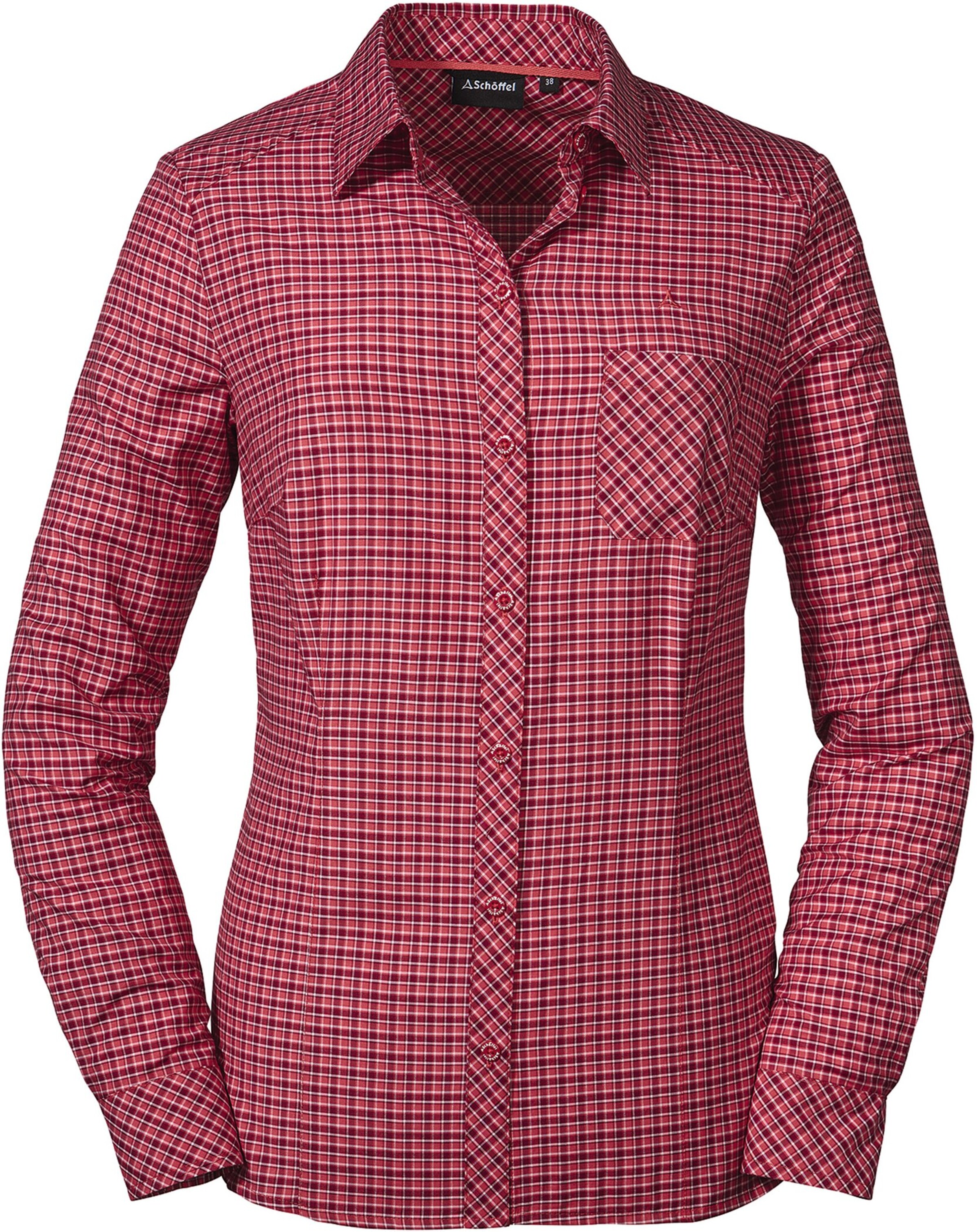 Camicia funzionale 'Colfosco' di Schöffel in rosso: frontale