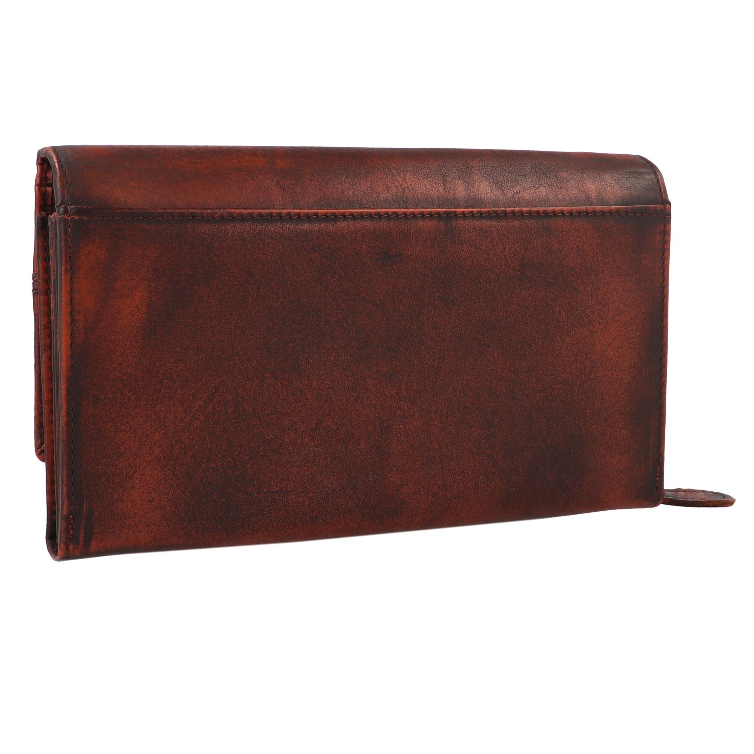 GREENBURRY Wallet 'Destressed' in Brown