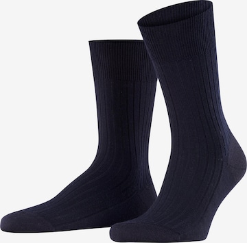FALKE Socks 'Bristol Pure' in Blue: front