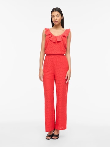 Wide Leg Pantalon 'VIAmalina' VILA en rouge
