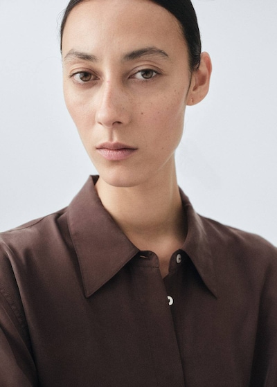 MANGO Blouse in Chocolate, Item view