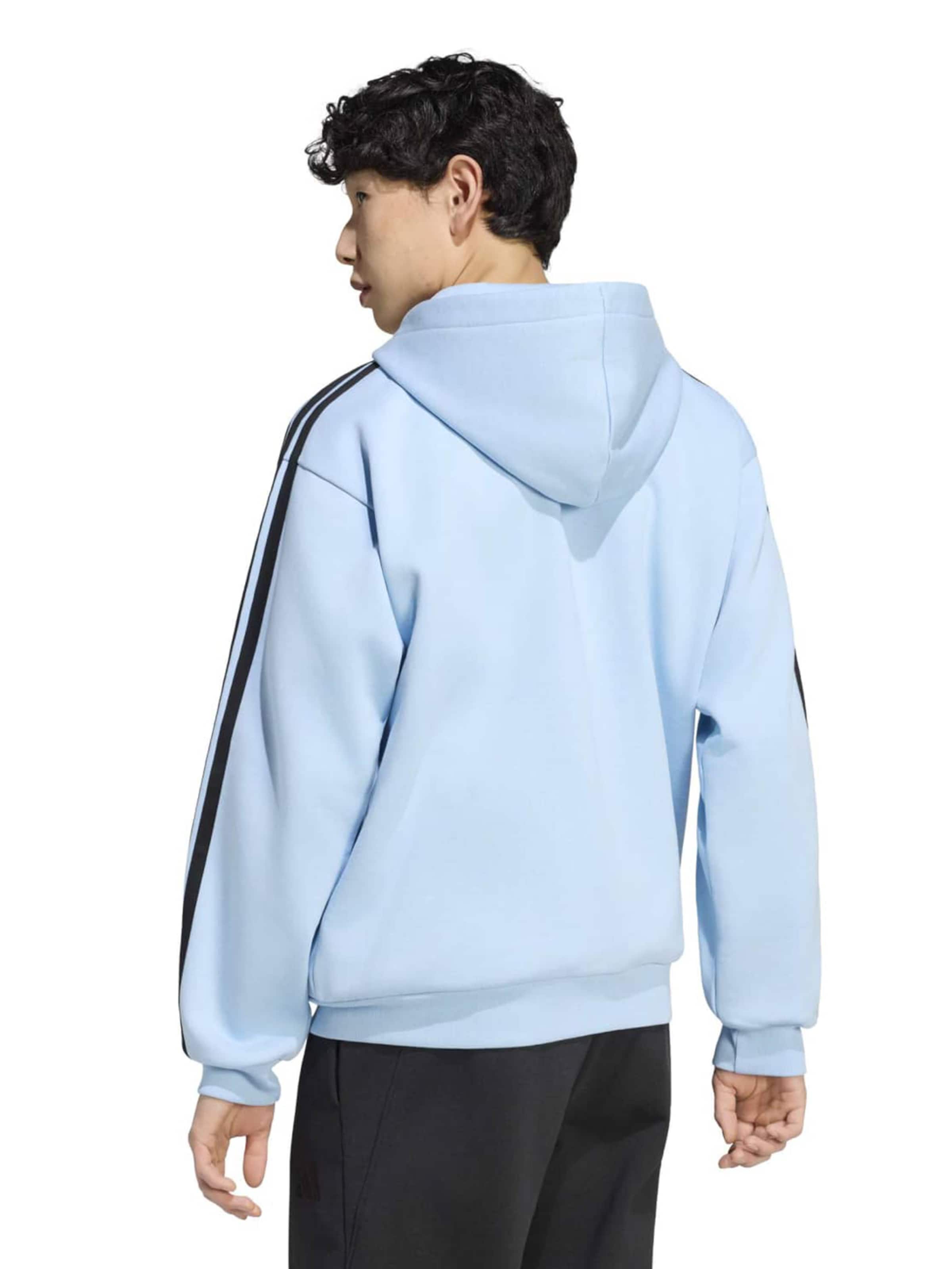 ADIDAS SPORTSWEAR - Sudadera con cremallera deportiva en azul