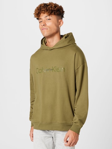 Calvin Klein Underwear Μπλούζα φούτερ σε πράσινο: μπροστά