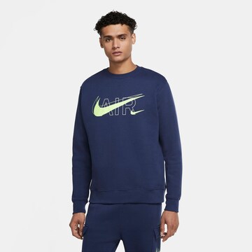 Nike Sportswear Sweatshirt in Blue: front